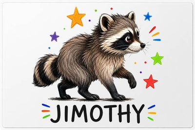 Cute Raccoon PNG | Jimothy Woodland Animal Digital Download SVG BillahCrafts 