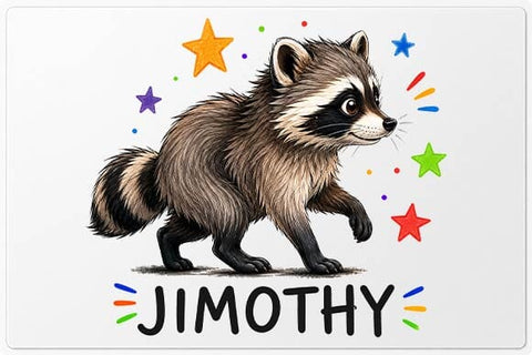 Cute Raccoon PNG | Jimothy Woodland Animal Digital Download SVG BillahCrafts 
