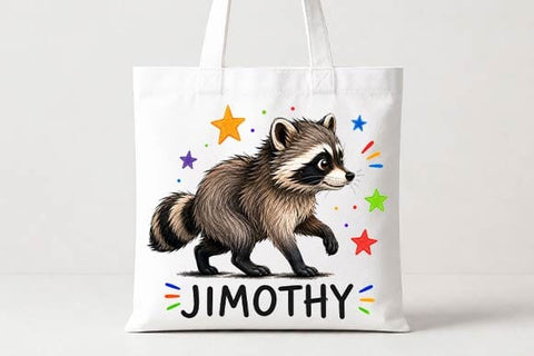 Cute Raccoon PNG | Jimothy Woodland Animal Digital Download SVG BillahCrafts 