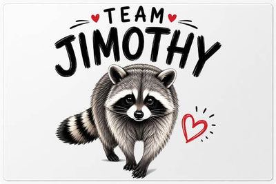 Cute Raccoon PNG Team Timothy Animal Sublimation Design SVG BillahCrafts 