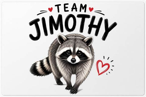 Cute Raccoon PNG Team Timothy Animal Sublimation Design SVG BillahCrafts 
