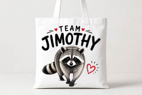 Cute Raccoon PNG Team Timothy Animal Sublimation Design SVG BillahCrafts 