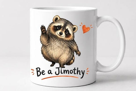 Cute Raccoon Quote PNG | Funny Animal Digital Download SVG BillahCrafts 