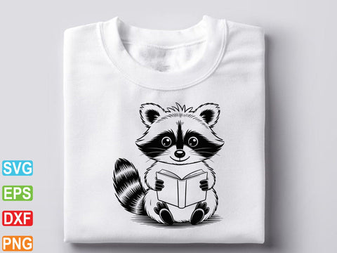 Cute Raccoon Svg, Raccoon Clipart, Raccoon Silhouette SVG Creativeart88 