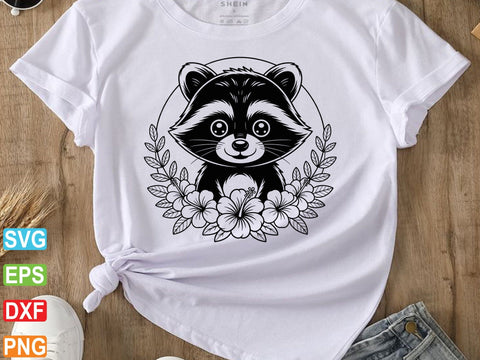 Cute Raccoon Svg, Raccoon Clipart, Raccoon Silhouette SVG Creativeart88 