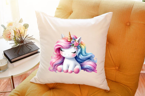 Cute Rainbow Unicorn Sublimation Clipart Sublimation designartist 
