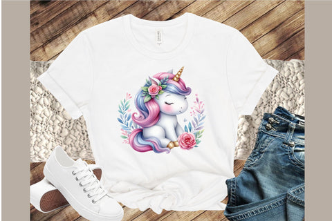 Cute Rainbow Unicorn Sublimation Clipart Sublimation designartist 