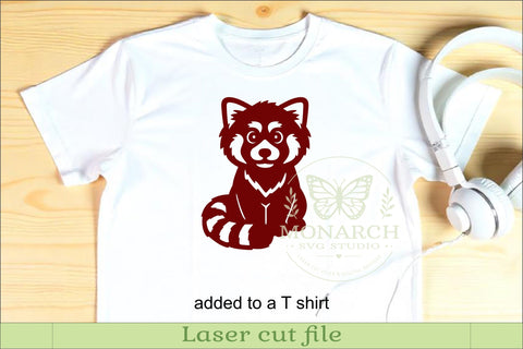 Cute Red Panda Silhouette SVG. Woodland Animals 2 SVG APInspireddesigns 