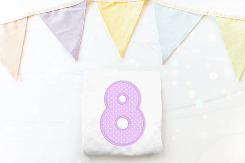 Cute Round Numbers Applique Embroidery Bundle Embroidery/Applique DESIGNS Designed by Geeks 