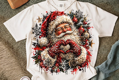 Cute Santa Claus Christmas PNG Design SVG DesignDestine 
