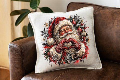 Cute Santa Claus Christmas PNG Design SVG DesignDestine 
