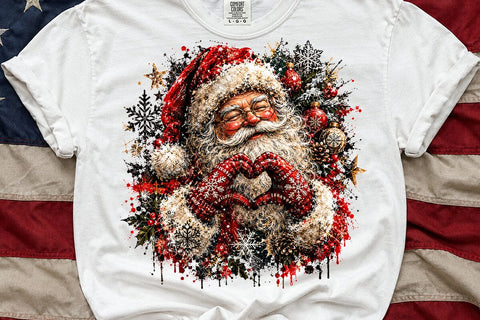 Cute Santa Claus Christmas PNG Design SVG DesignDestine 