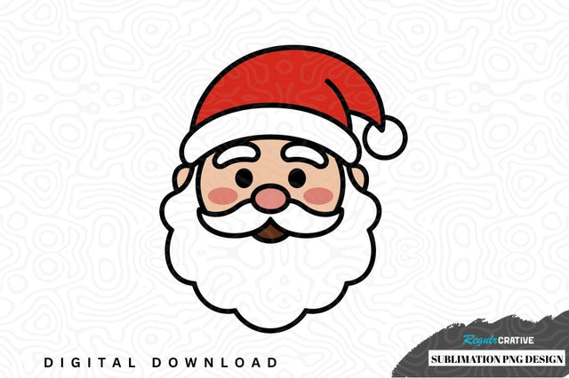 Cute santa claus sublimation png design Sublimation Regulrcrative 