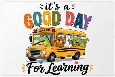 Cute School Bus PNG | It's a Good Day for Learning PNG SVG BillahCrafts 