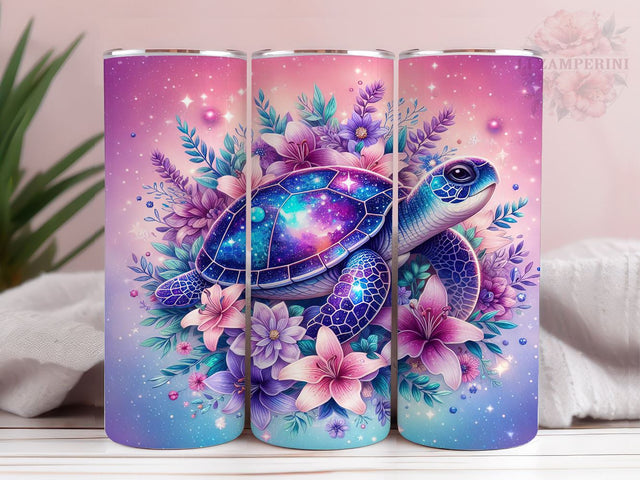 Cute Sea Turtle 20oz Tumbler Wrap PNG, Ocean Tumbler Png, Straight & Tapered Tumbler Wrap, Instant Digital Download Sublimation Li Zamperini 