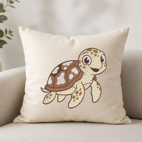Cute Sea Turtle Machine Embroidery Design – Baby Ocean Turtle Nautical Embroidery File Embroidery/Applique DESIGNS PatternFeed8 