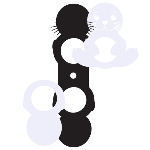 Cute Seal Layered SVG Lollipop Holder – Cricut & Silhouette Compatible Cut Files SVG Raschel Hanamaika'i Designs 