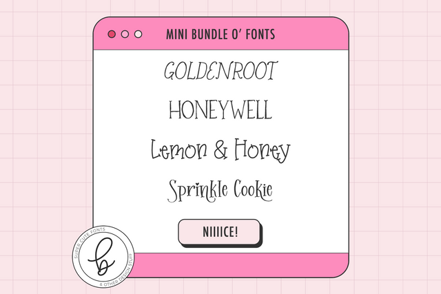 Cute Serif Mini Font Bundle Font Beck McCormick 