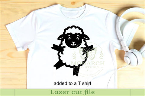 Cute Sheep Silhouettes SVG Farm Animal Laser Cut Files 1 SVG APInspireddesigns 