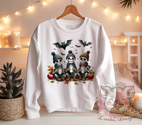 Cute Skeleton, Halloween PNG, Sublimation Download, Skeleton Art, Spooky Design, Digital Download, Printable Halloween, Halloween Decor Sublimation Lara' s Designs 