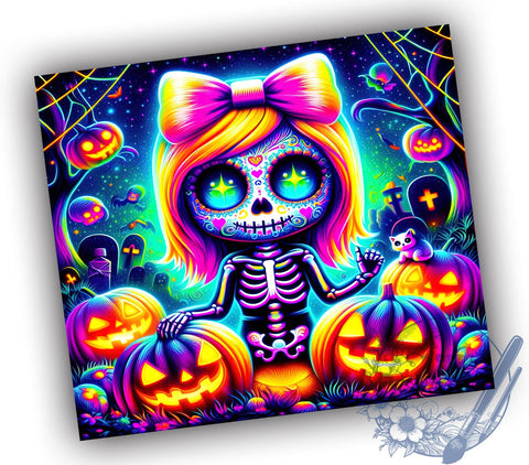 Cute Skeleton Tumbler, Halloween Design, Coquette Bow, Spooky Sublimation, Festive Drinkware, Unique Halloween Gift, Gothic Aesthetic, Fun Halloween Decor Sublimation ToriDesigns 