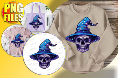 Cute Skull with Bow Halloween Design - Sublimation Clipart Sublimation afrosvg 
