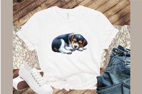 Cute Sleeping Dogs Clipart Bundle Part 3 Sublimation designartist 