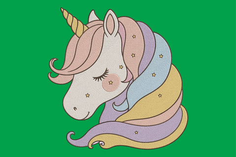 Cute Sleeping Unicorn Embroidery Design Embroidery/Applique DESIGNS designartist 