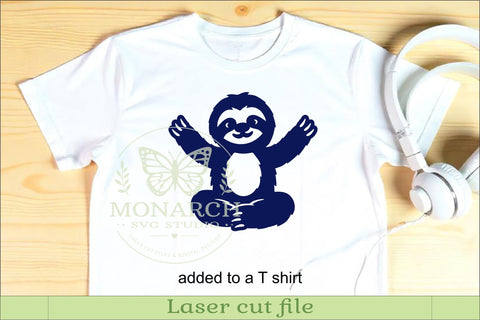 Cute Sloth Silhouette designs for laser cut and crafts 1 SVG APInspireddesigns 