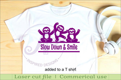 Cute Sloths Name Sign SVG, Personalized Jungle sign SVG APInspireddesigns 