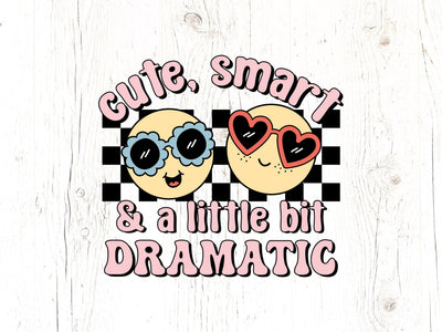 Cute Smart Dramatic SVG, Png - So Fontsy