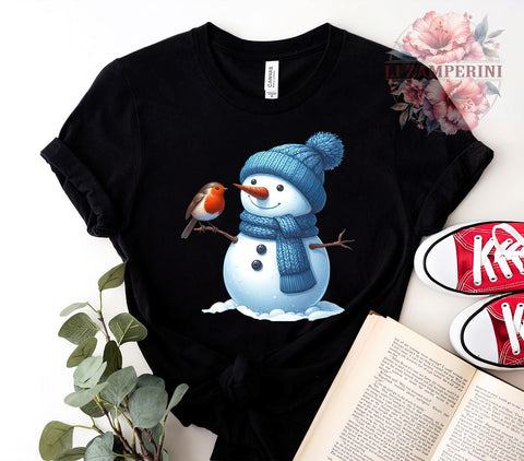 Cute Snowman PNG, Christmas Snowman Sublimation, Snowman Clipart, Winter Snowman PNG, Christmas Digital Download, Holiday Snowman PNG, Festive Snowman Design Sublimation Li Zamperini 