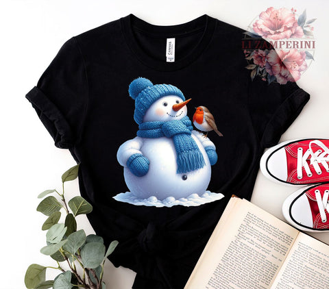 Cute Snowman PNG, Christmas Snowman Sublimation, Snowman Clipart, Winter Snowman PNG, Christmas Digital Download, Holiday Snowman PNG, Festive Snowman Design Sublimation Li Zamperini 