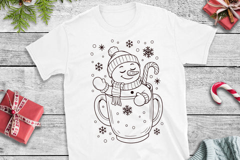 Cute Snowman SVG Cut Files | 4 Christmas Winter Designs for Cricut SVG Tafti Art 