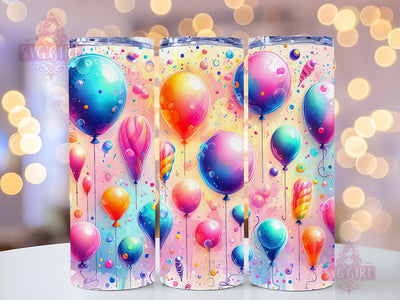 Cute Sprinkle Tumbler Wrap Png 3D Tumbler Design Skinny Sublimation Digital Download 3D Sublimation Design Pink Tumbler Wrap 20oz Skinny Sublimation SvggirlplusArt 
