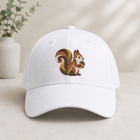 Cute Squirrel with Acorn Embroidery Design – Fall Woodland Animal Machine Embroidery File Embroidery/Applique DESIGNS PatternFeed8 