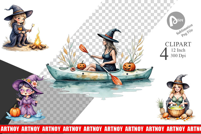 Cute Summerwitch Vibes Clipart Sublimation artnoy 