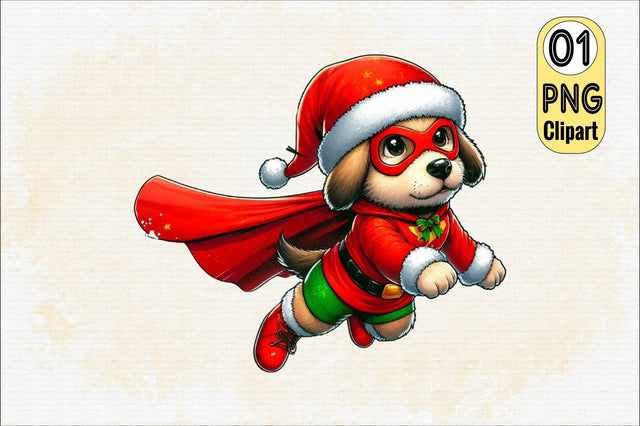 Cute Super Dog Sublimation Clipart Sublimation SVGArt 