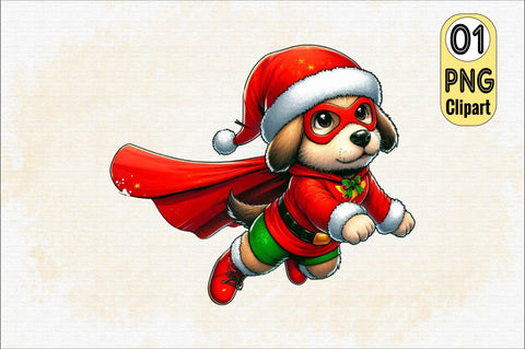 Cute Super Dog Sublimation Clipart Sublimation SVGArt 