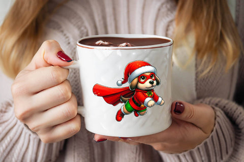 Cute Super Dog Sublimation Clipart Sublimation SVGArt 