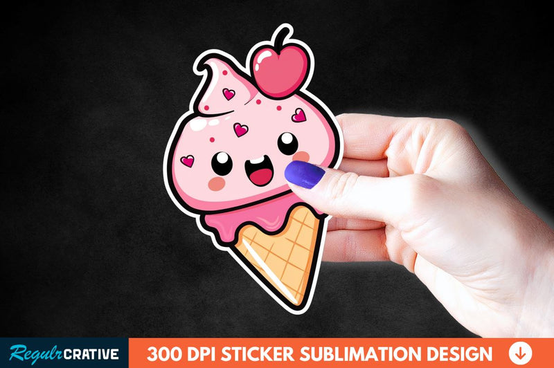 Cute Sweet Sticker Clipart Sublimation Regulrcrative 