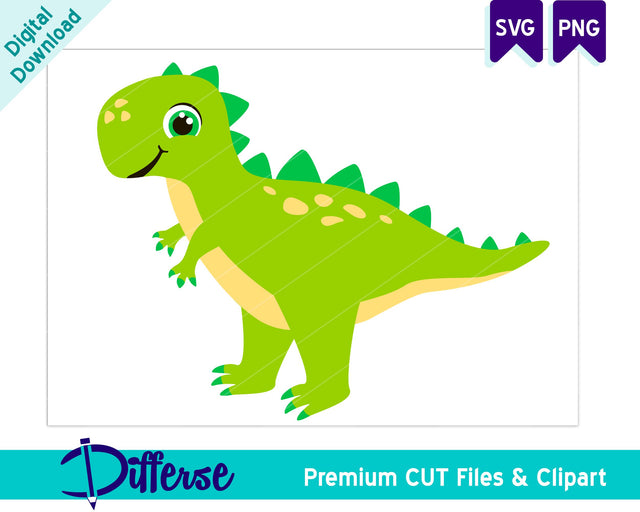 Cute T-rex SVG | Dinosaur SVG SVG Differse 