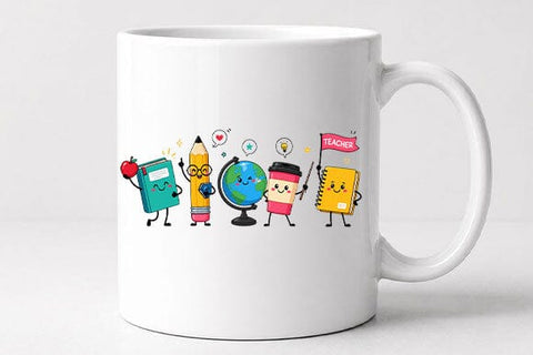 Cute Teacher Classroom Supplies PNG Digital Download SVG BillahCrafts 