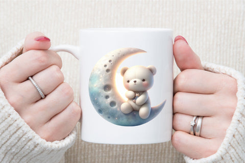 Cute Teddy Bear Clipart - Teddy Bear Png Sublimation designartist 