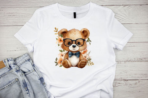 Cute Teddy Bear Sublimation Clipart Bundle Sublimation Designangry 