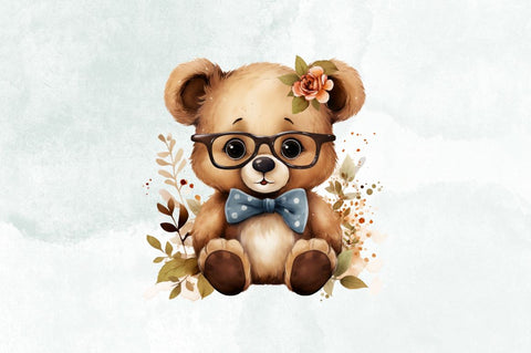 Cute Teddy Bear Sublimation Clipart Bundle Sublimation Designangry 