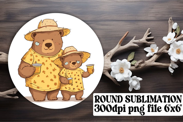 Cute Terry Bear Sublimation Design Sublimation afrosvg 