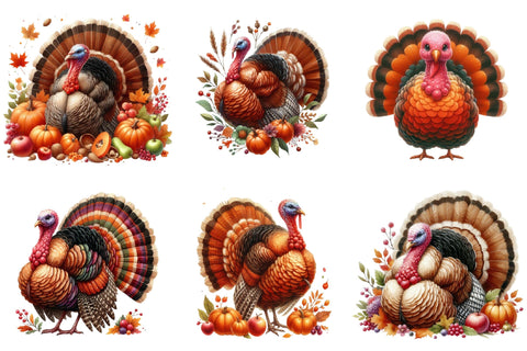 Cute Thanksgiving Turkey Sublimation Sublimation designartist 