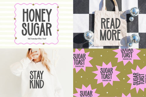 Cute Trendy Font Bundle - 16 Handwritten Fonts Font KA Designs 