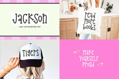 Cute Trendy Font Bundle - 16 Handwritten Fonts Font KA Designs 